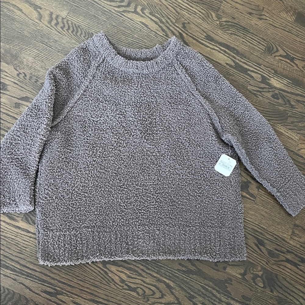Altar'd State Cozy Brown/Grey Crew Neck Sweater. Brand New! Super soft!